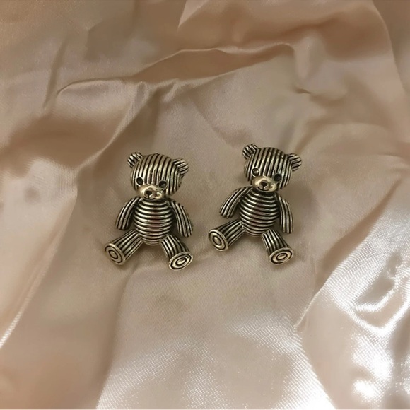 Bear Stud Earrings for Women Fashion Accessories - Picture 4 of 5